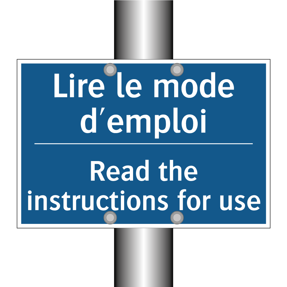 Lire le mode d'emploi - Read the instructions for use