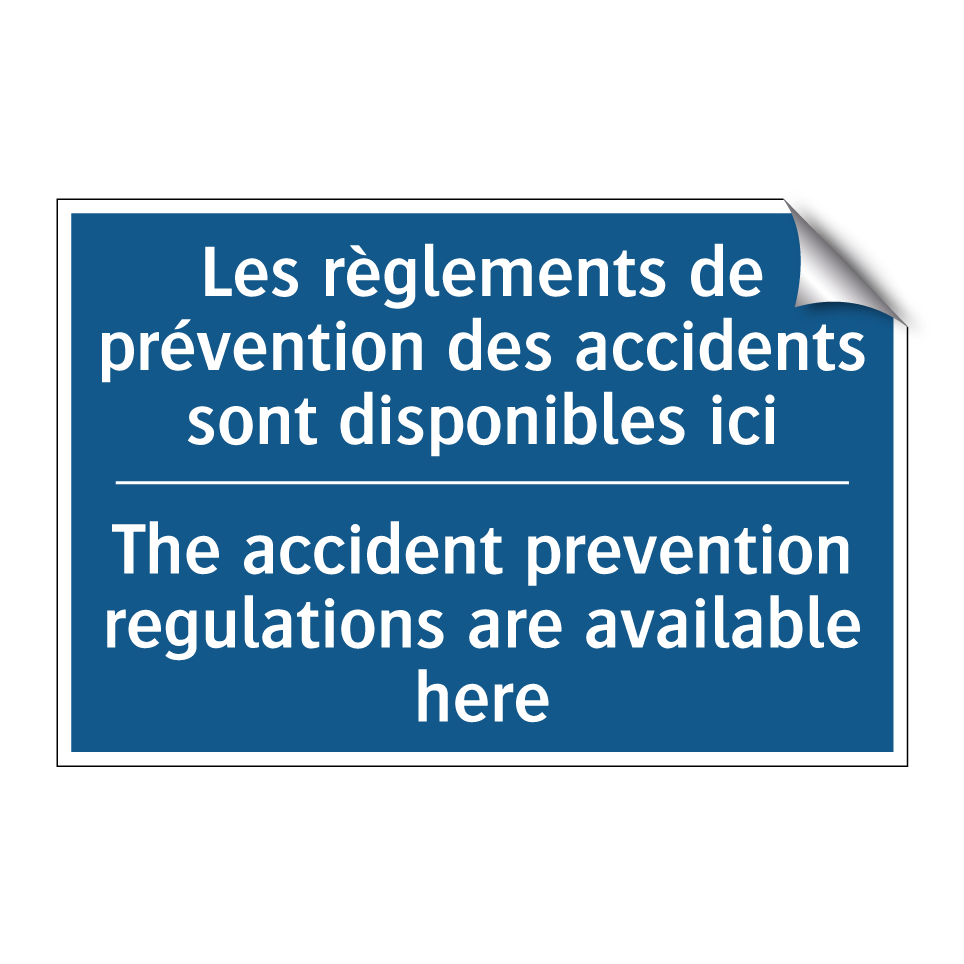 Les règlements de prévention des  /.../ - The accident prevention regulations  /.../