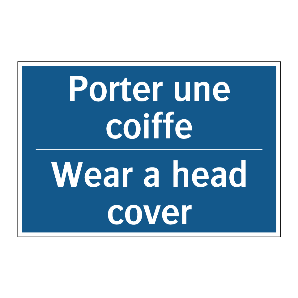 Porter une coiffe - Wear a head cover