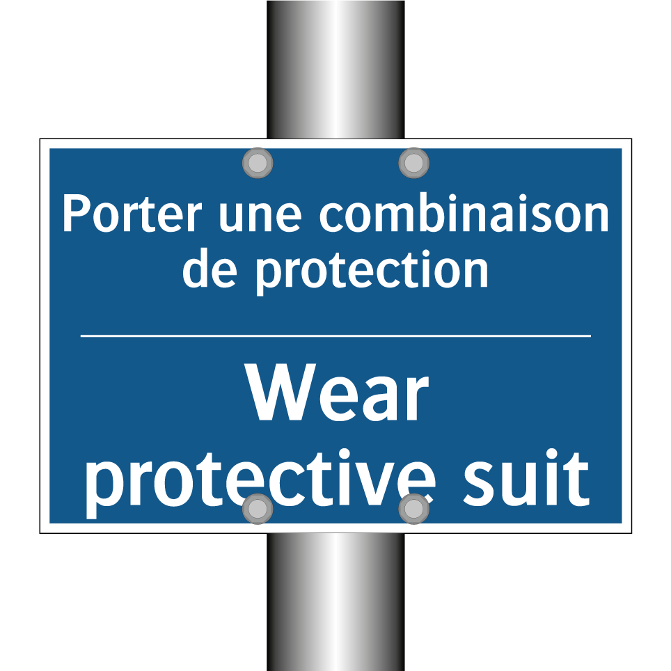 Porter une combinaison de protection /.../ - Wear protective suit