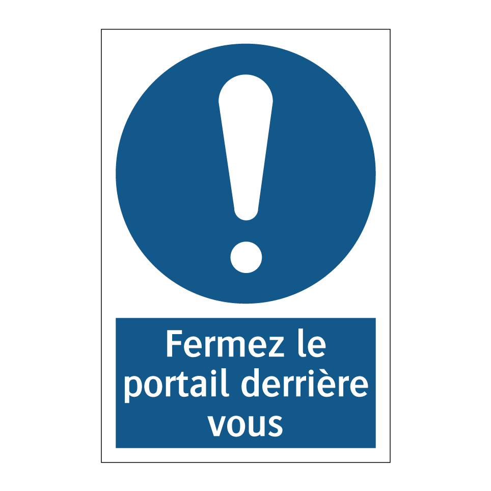 Fermez le portail derrière vous