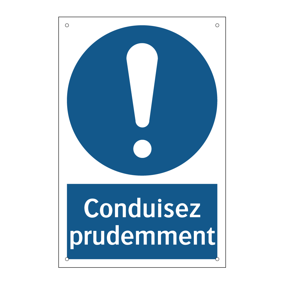 Conduisez prudemment