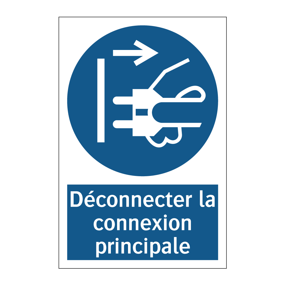 Déconnecter la connexion principale