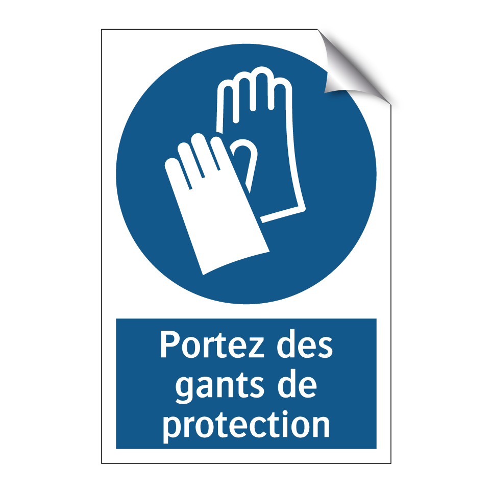 Portez des gants de protection