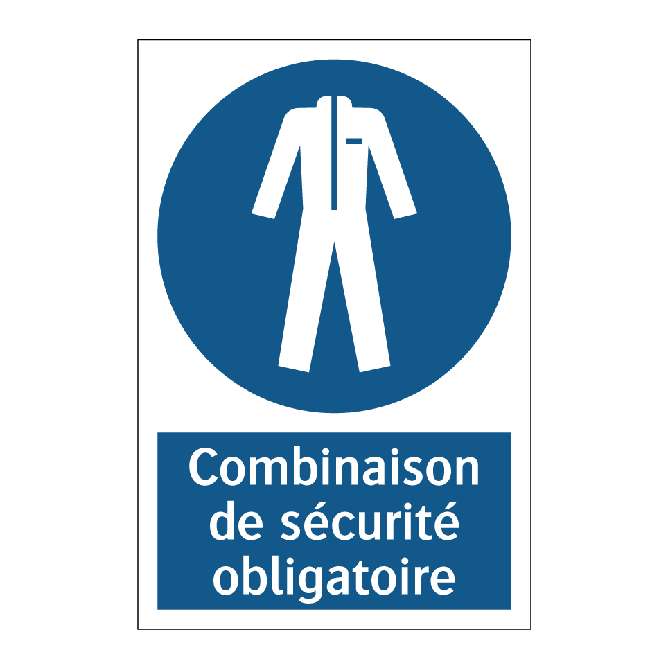 Combinaison de sécurité obligatoire