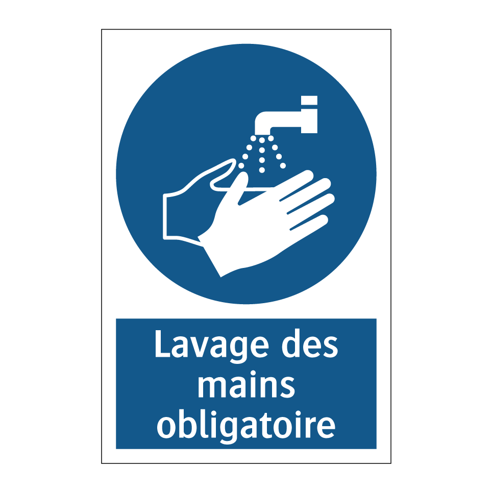 Lavage des mains obligatoire
