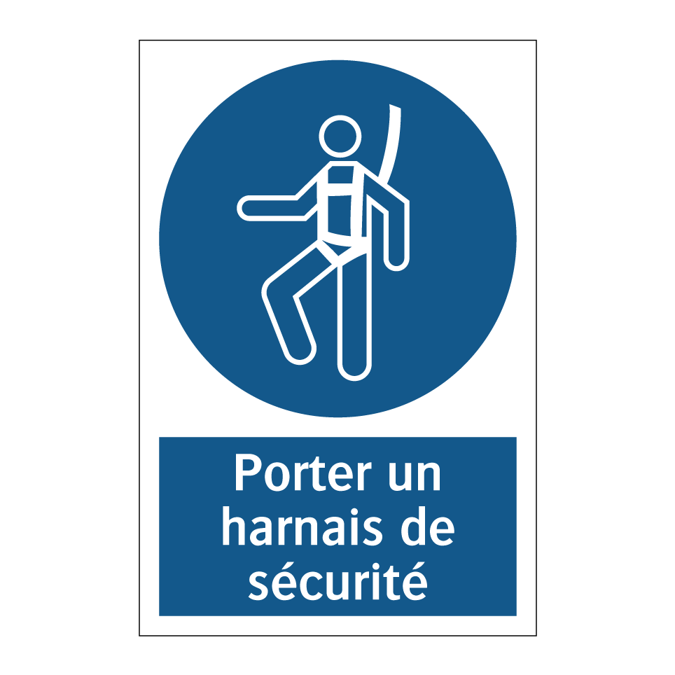 Porter un harnais de sécurité