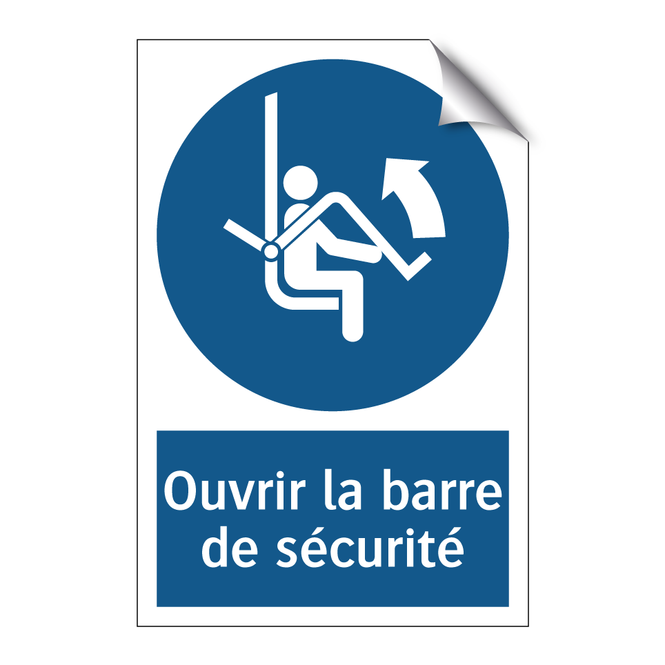 Ouvrir la barre de sécurité