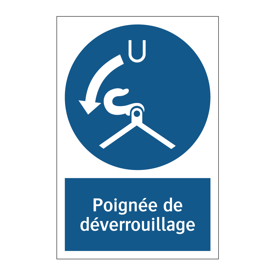 Poignée de déverrouillage