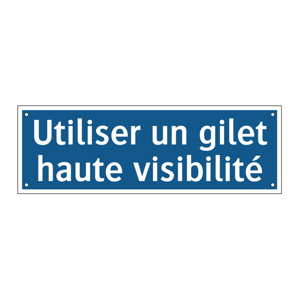 Utiliser un gilet haute visibilité