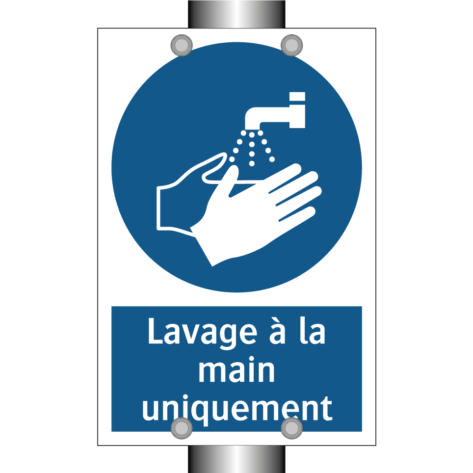 Lavage à la main uniquement