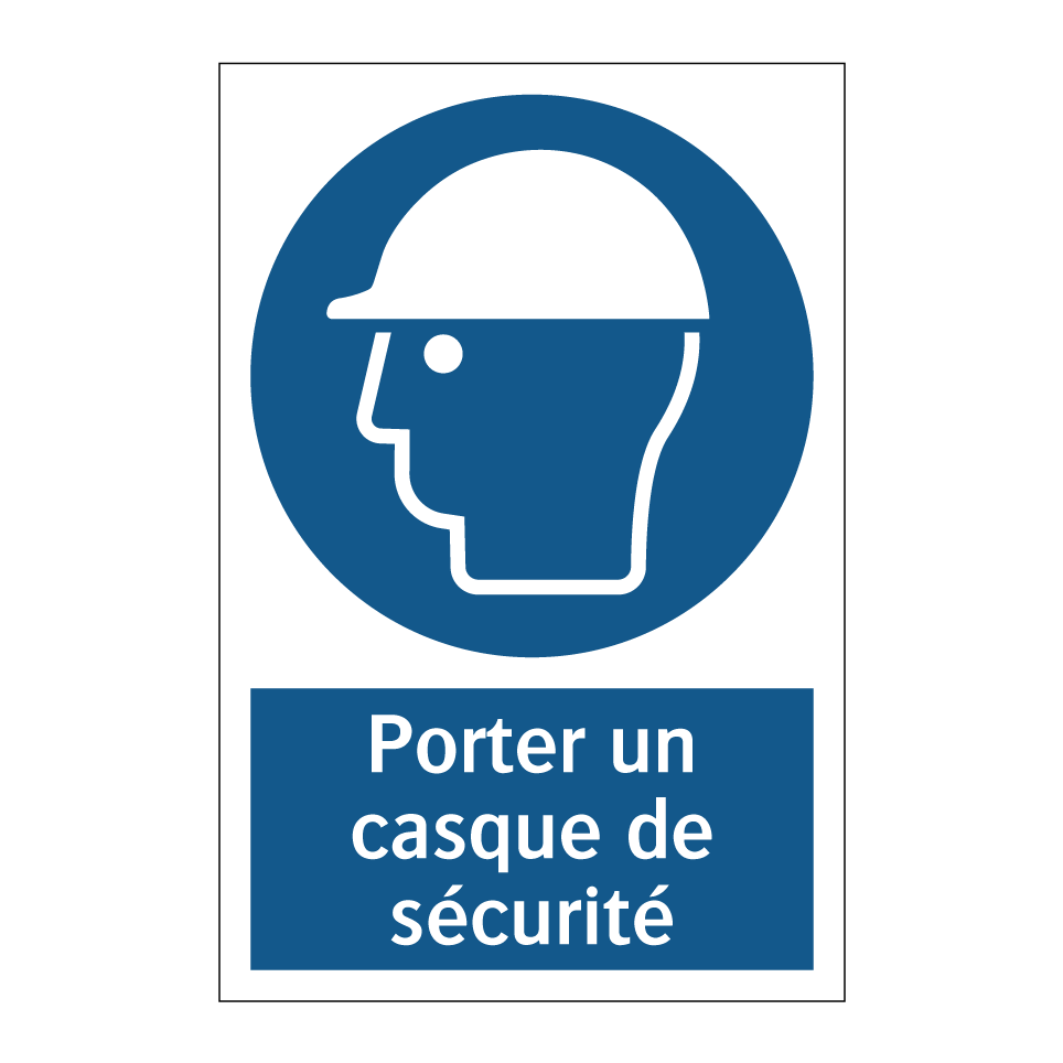 Porter un casque de sécurité