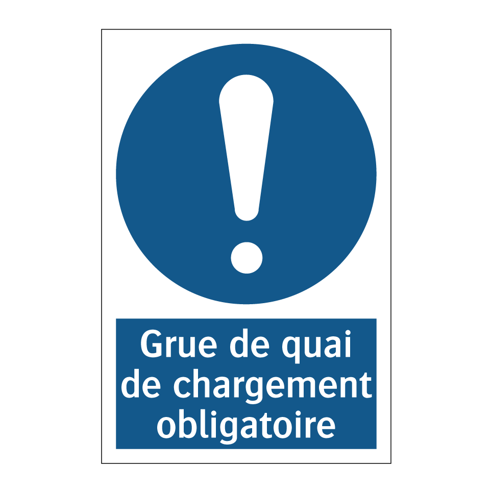 Grue de quai de chargement obligatoire