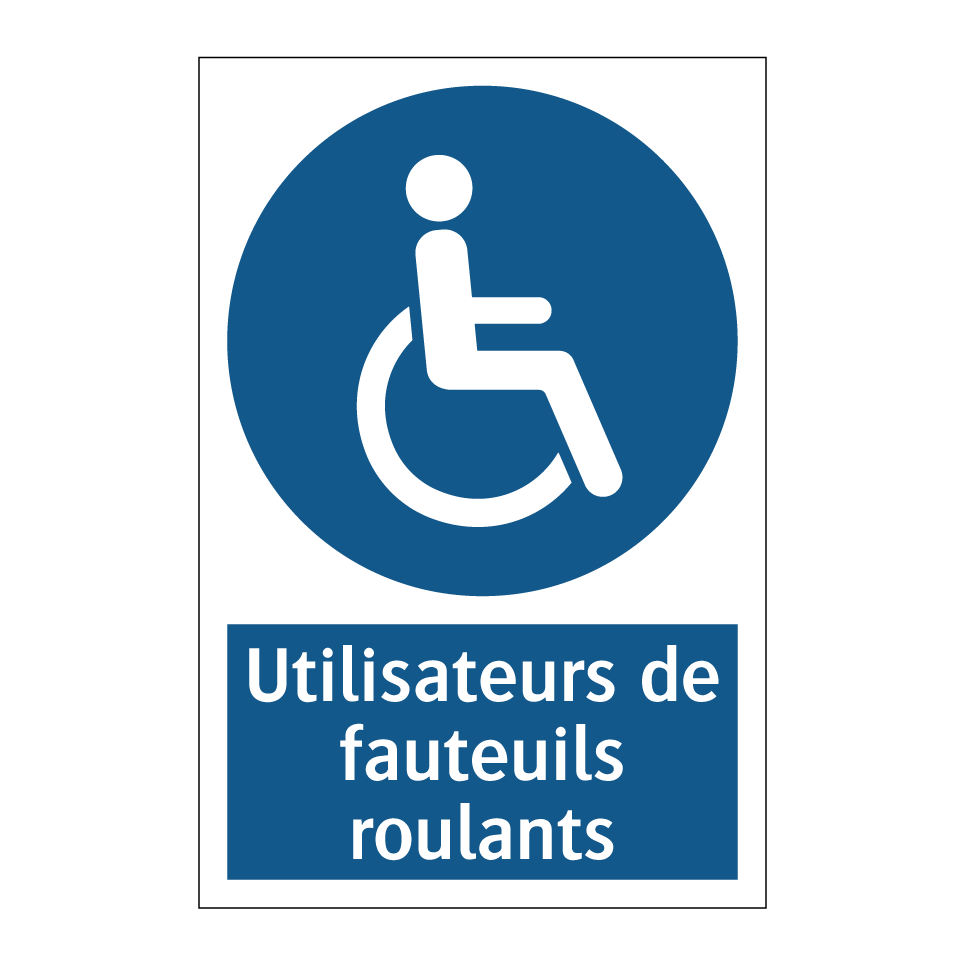 Utilisateurs de fauteuils roulants
