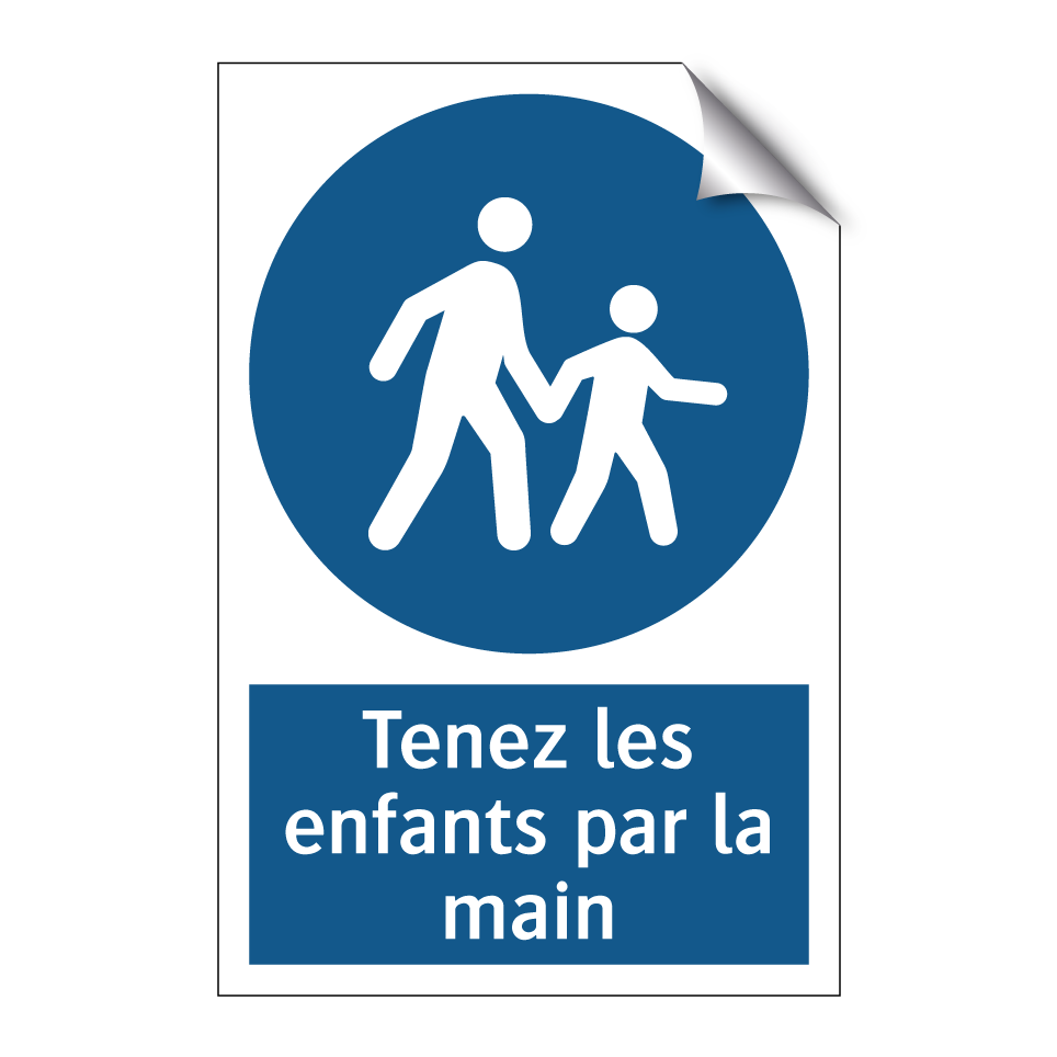 Tenez les enfants par la main