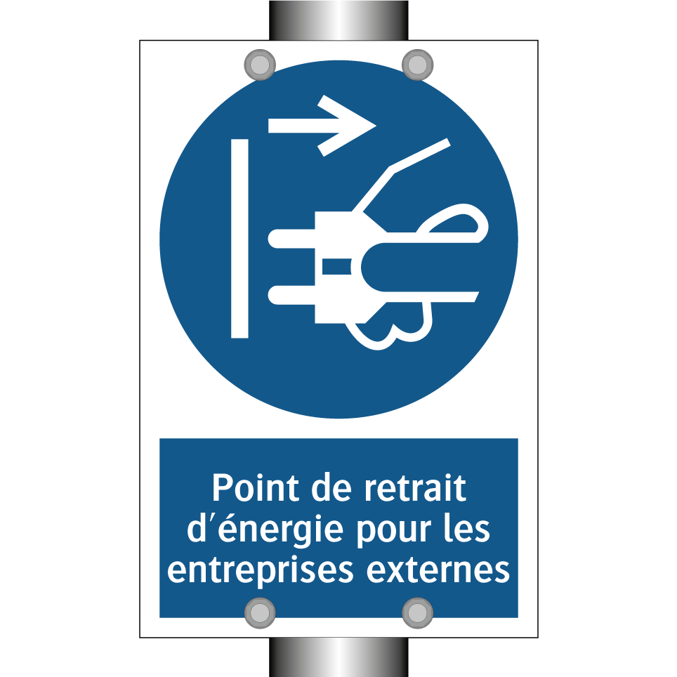 Point de retrait d'énergie pour les entreprises externes