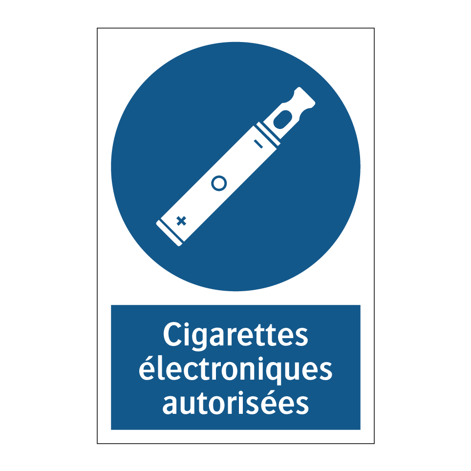 Cigarettes électroniques autorisées