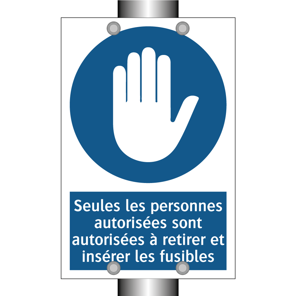 Seules les personnes autorisées sont autorisées à retirer et insérer les fusibles