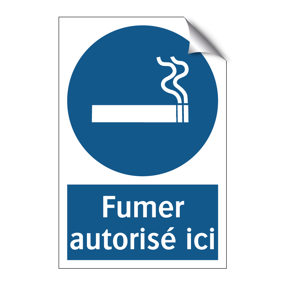 Fumer autorisé ici
