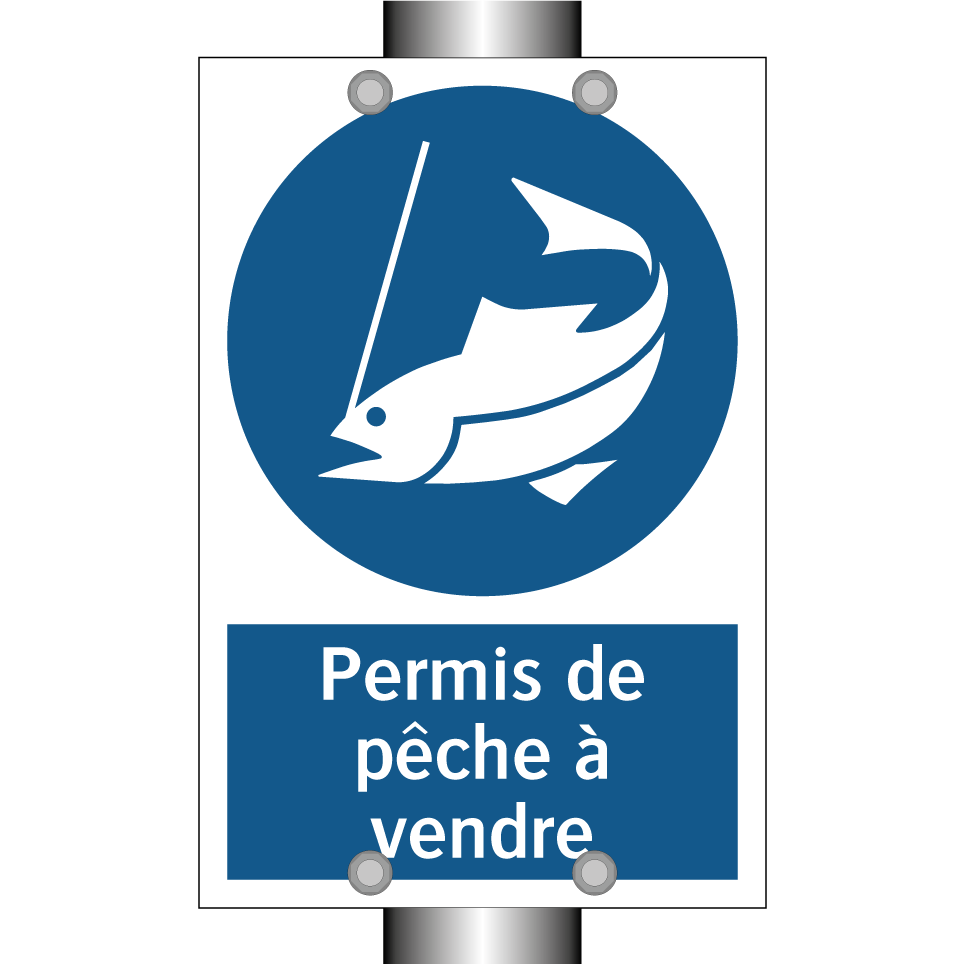 Permis de pêche à vendre