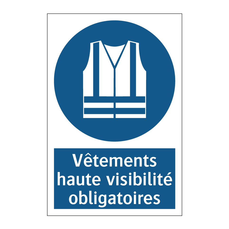 Vêtements haute visibilité obligatoires