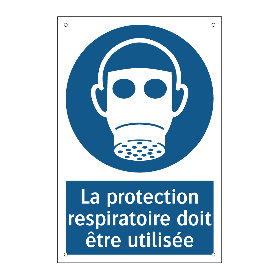 La protection respiratoire doit être utilisée