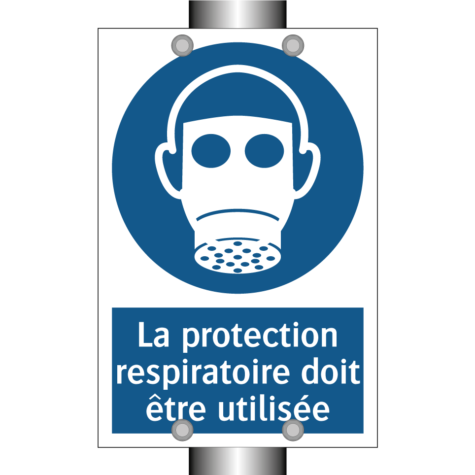 La protection respiratoire doit être utilisée