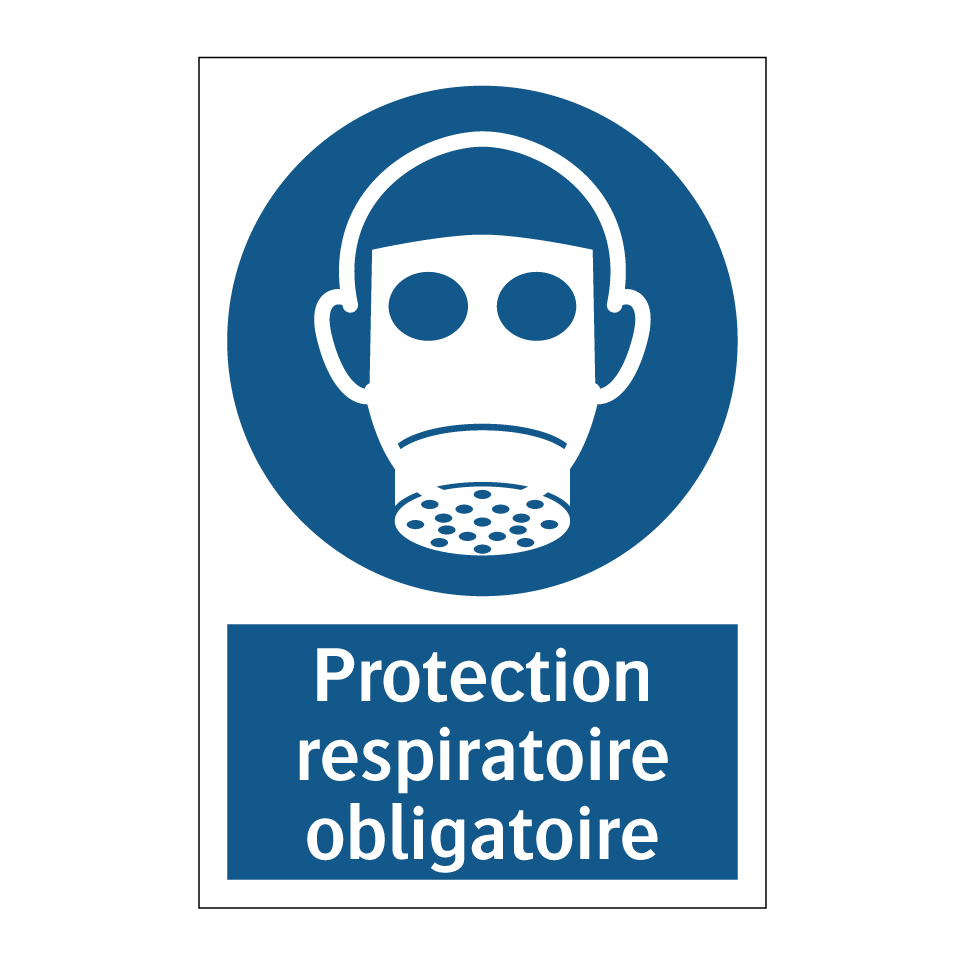 Protection respiratoire obligatoire