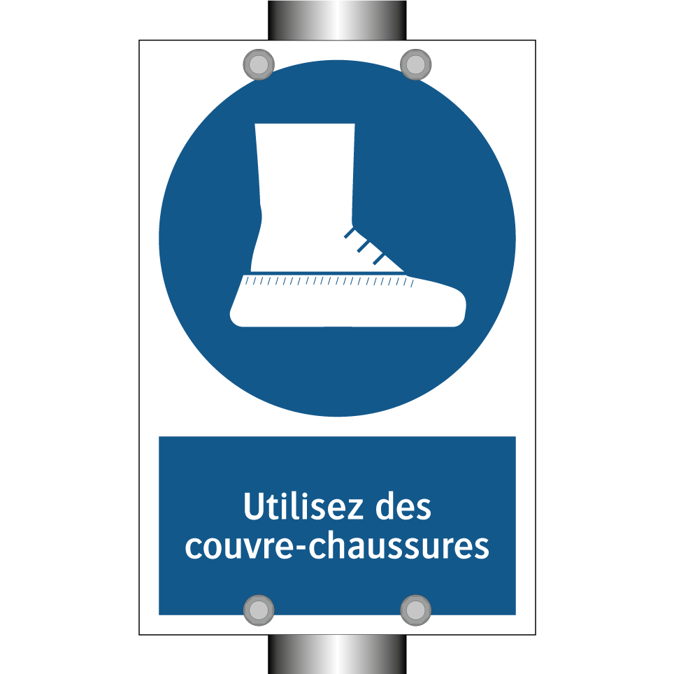 Utilisez des couvre-chaussures