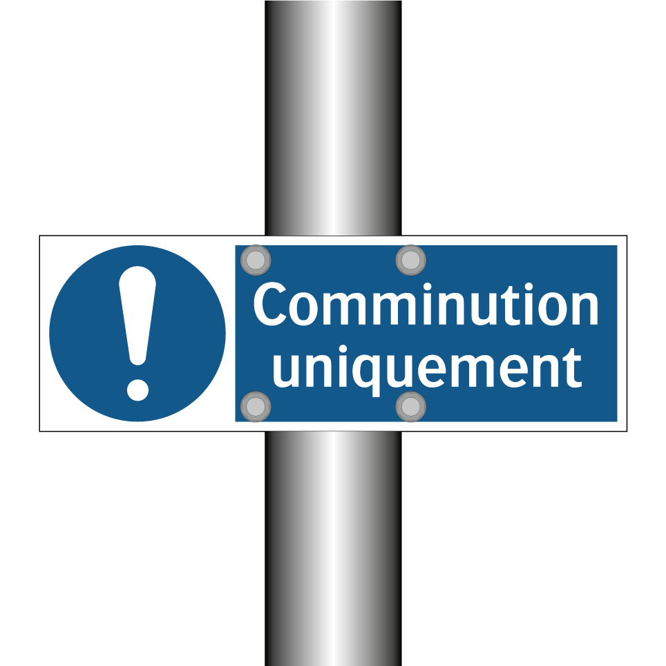 Comminution uniquement