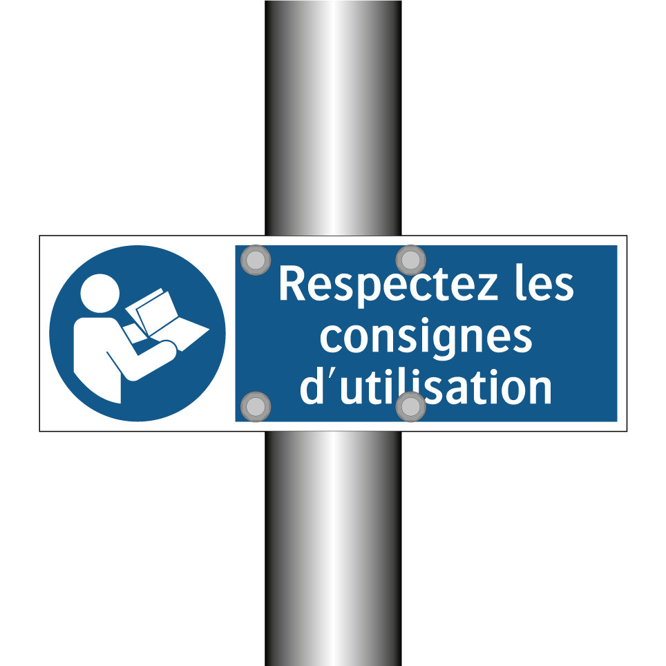 Respectez les consignes d'utilisation