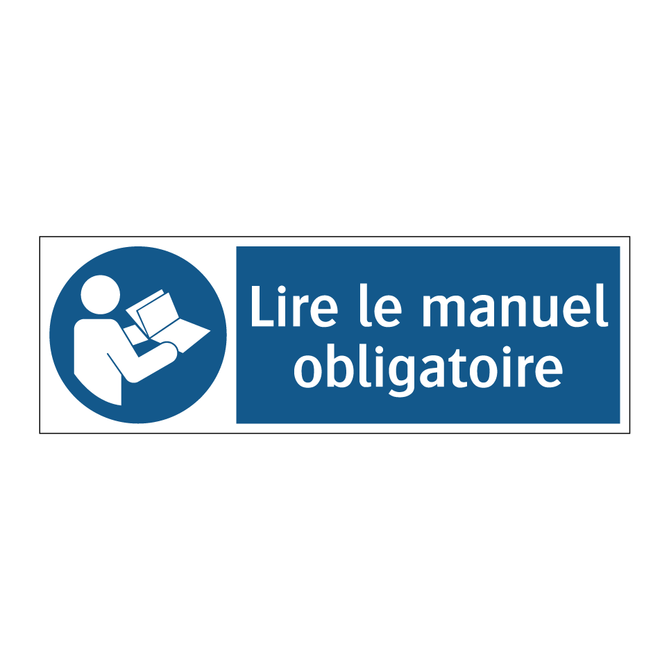 Lire le manuel obligatoire