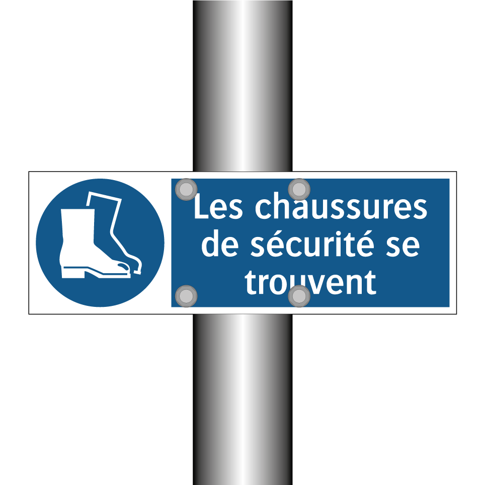 Les chaussures de sécurité se trouvent