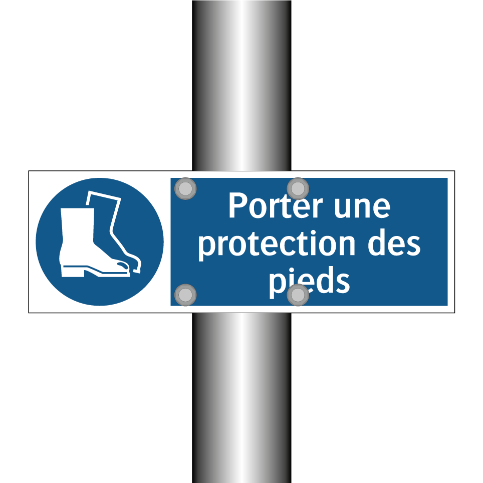Porter une protection des pieds