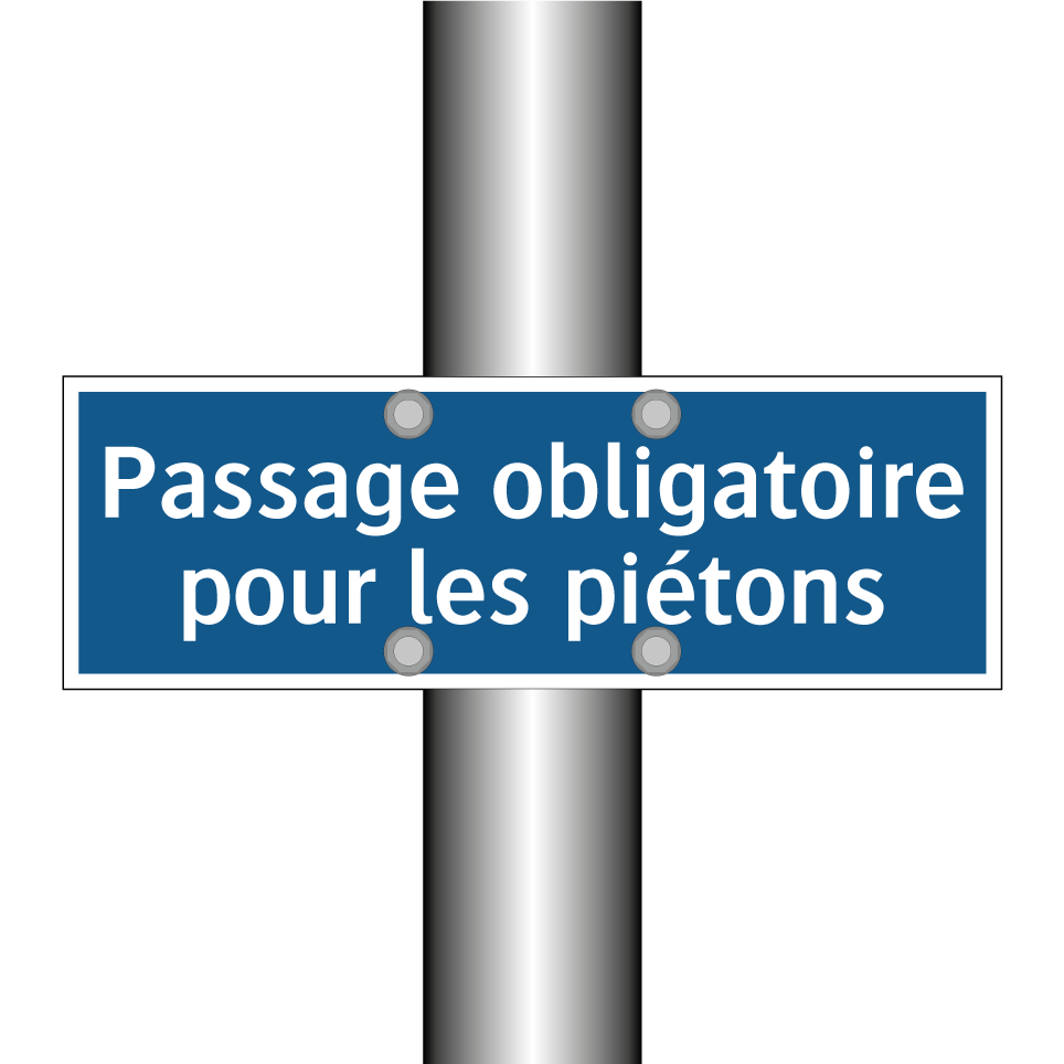 Passage obligatoire pour les piétons