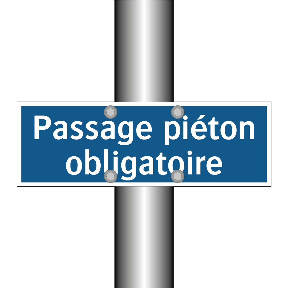 Passage piéton obligatoire
