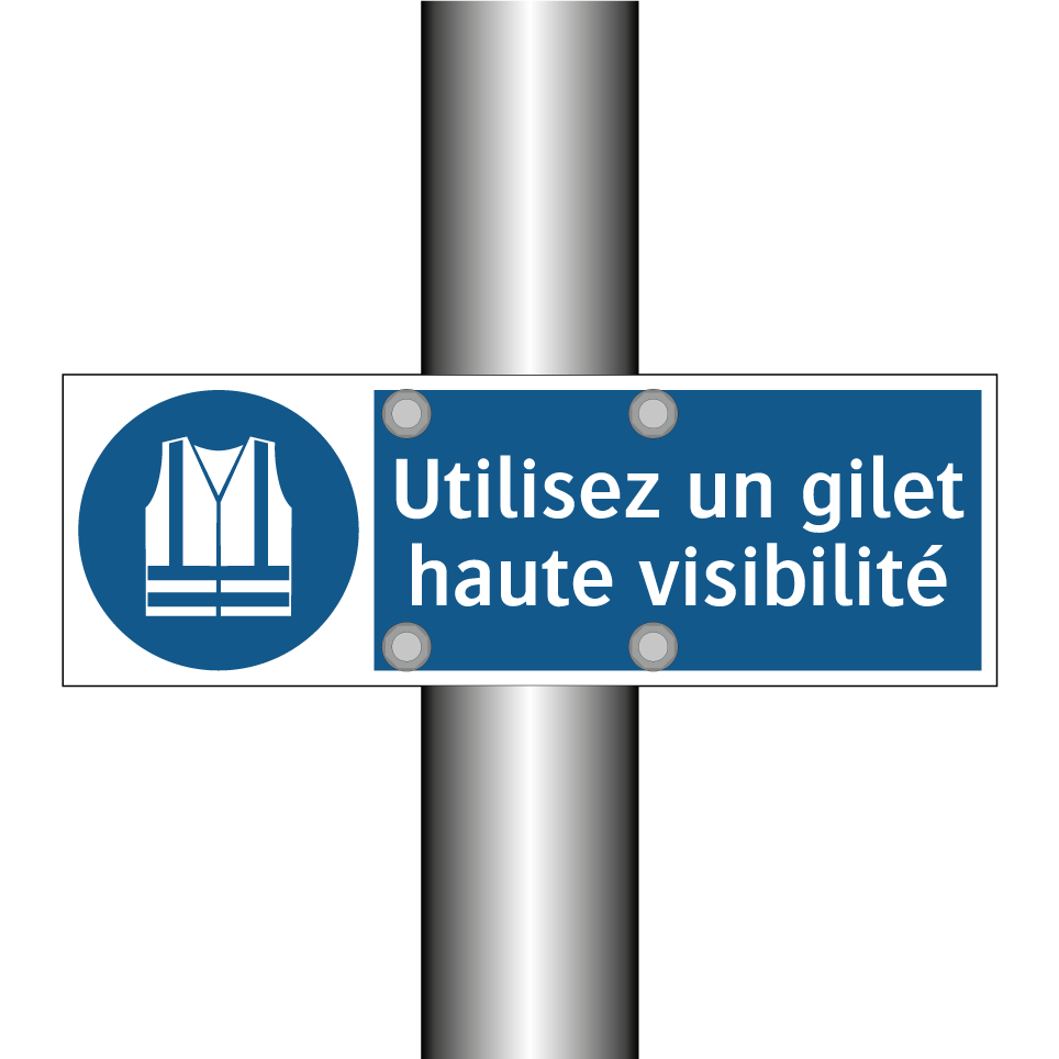Utilisez un gilet haute visibilité