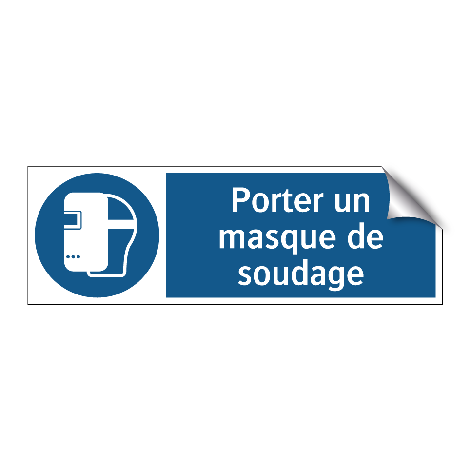 Porter un masque de soudage