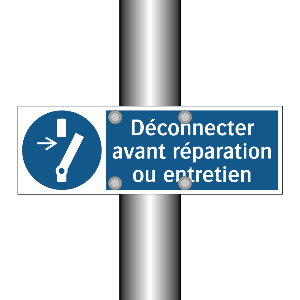 Déconnecter avant réparation ou entretien