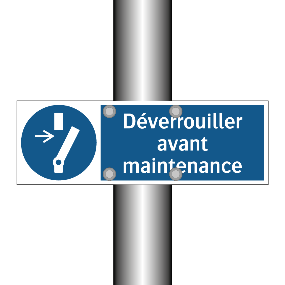 Déverrouiller avant maintenance