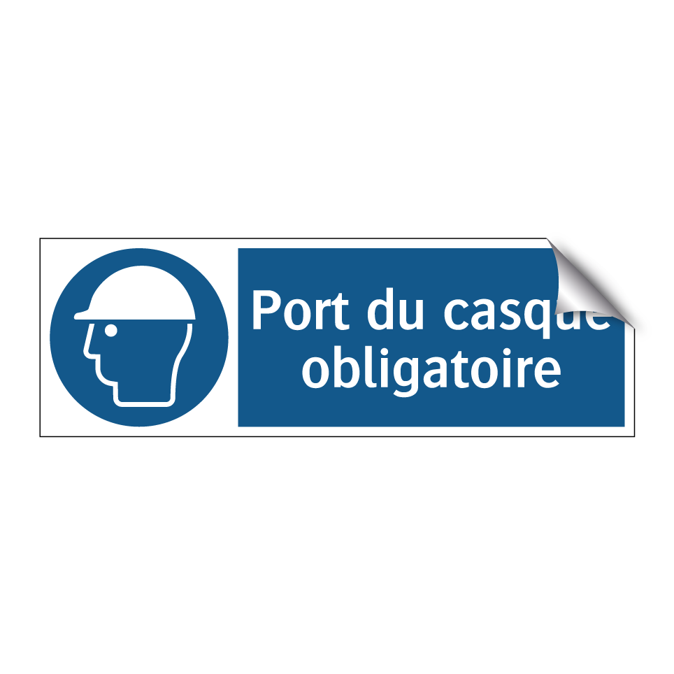 Port du casque obligatoire