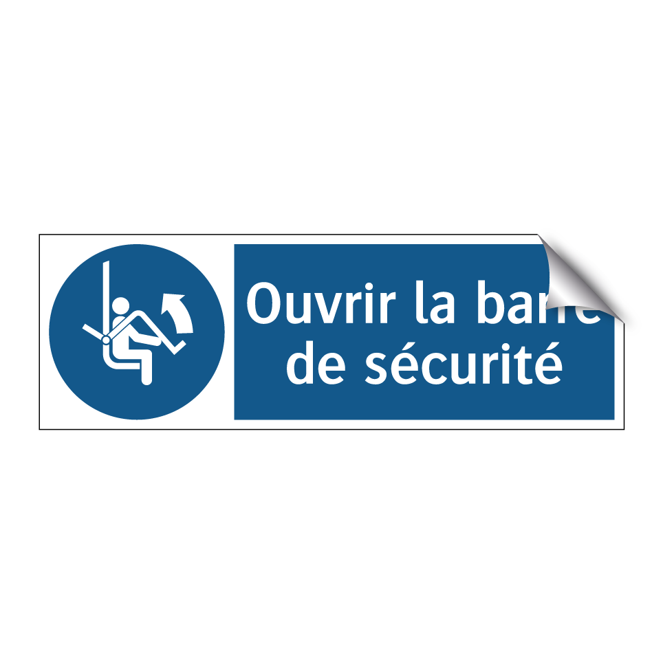 Ouvrir la barre de sécurité