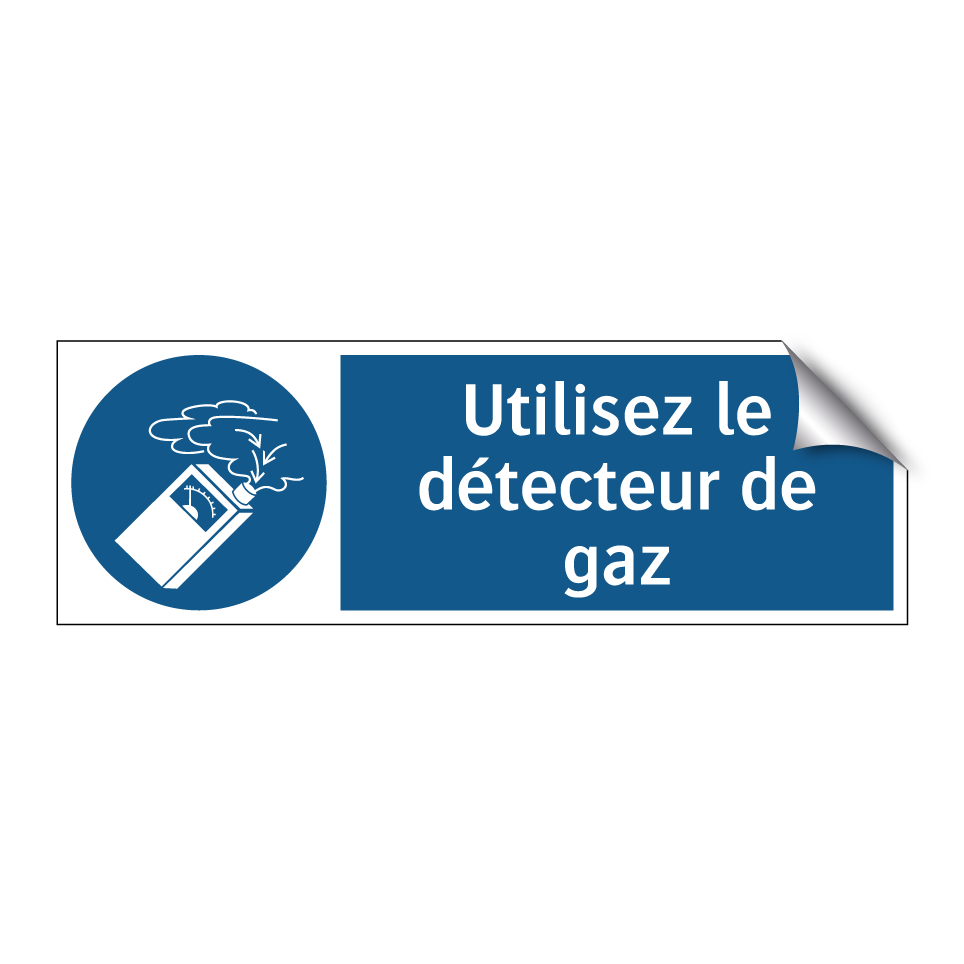 Utilisez le détecteur de gaz