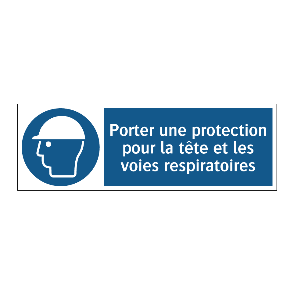 Porter une protection pour la tête et les voies respiratoires