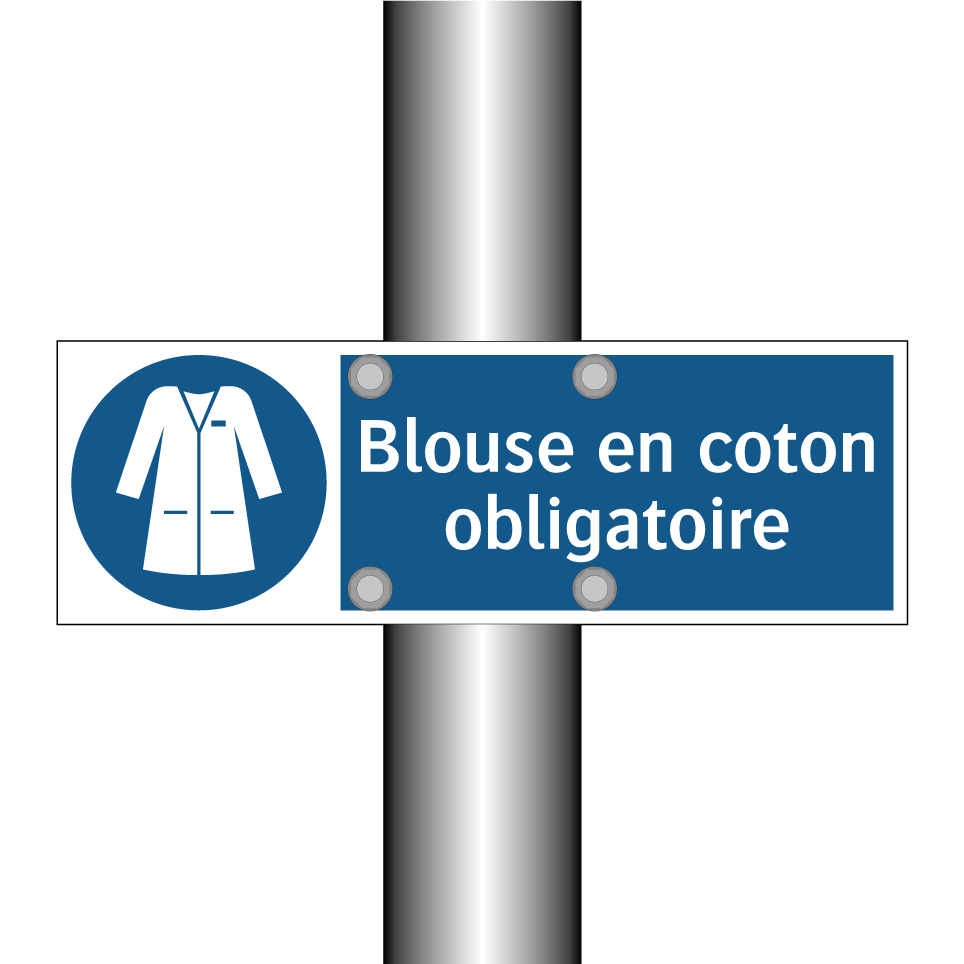 Blouse en coton obligatoire
