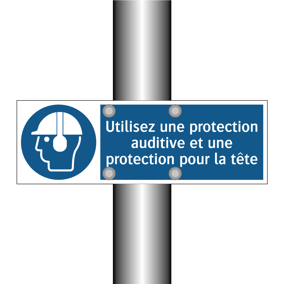 Utilisez une protection auditive et une protection pour la tête