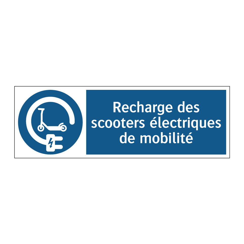Recharge des scooters électriques de mobilité