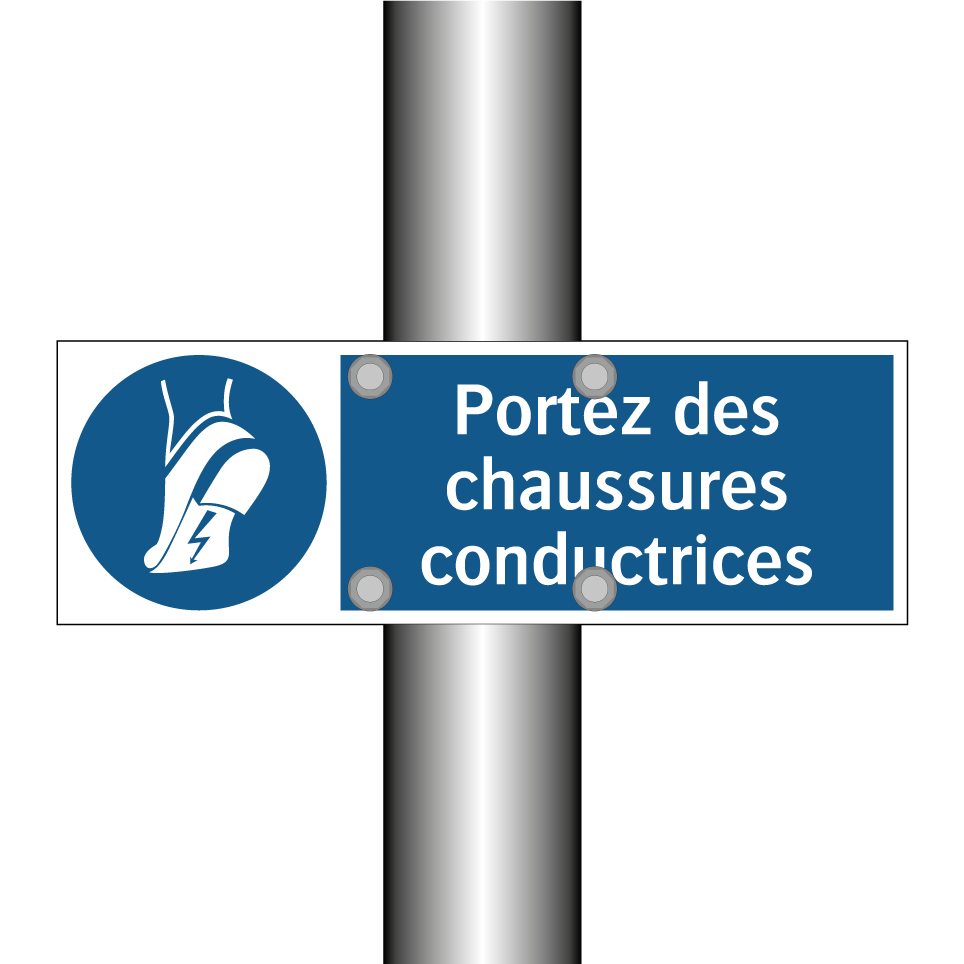 Portez des chaussures conductrices