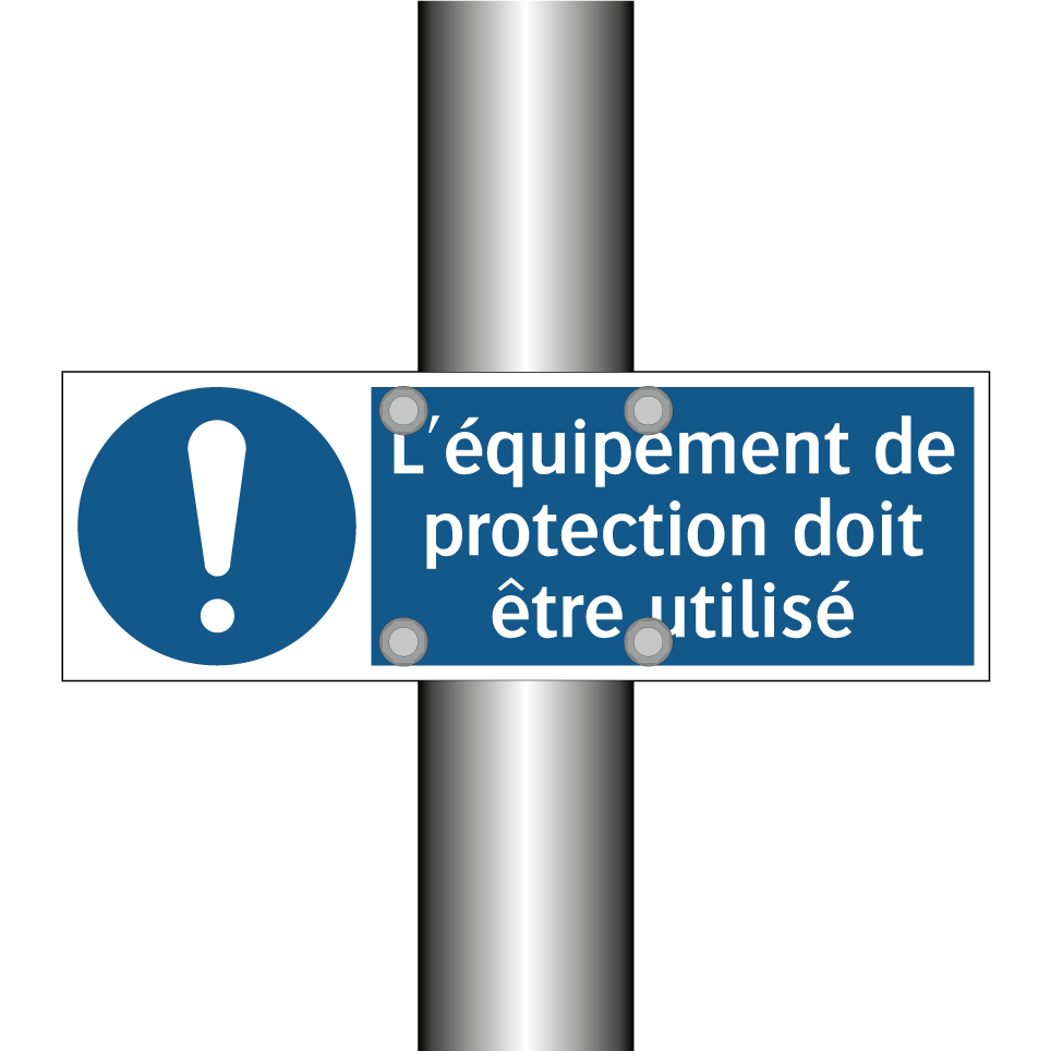 L'équipement de protection doit être utilisé