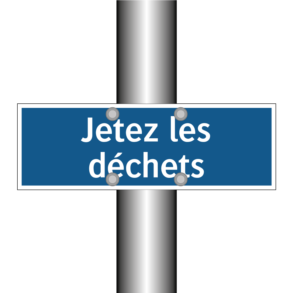 Jetez les déchets